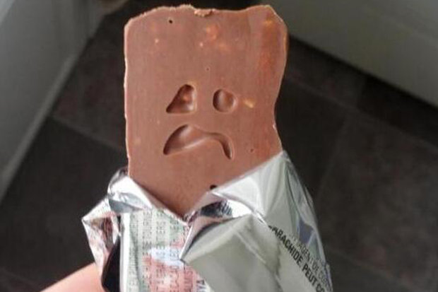 unhappy chocolate